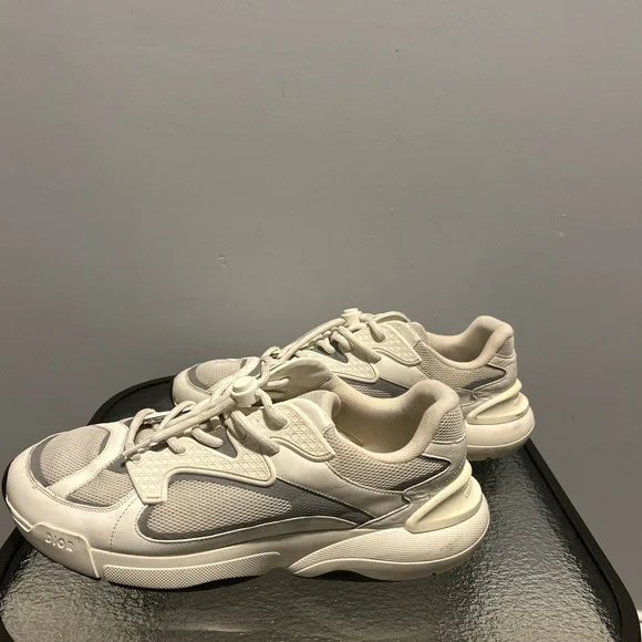 Black Dior B24 Sneaker White Dior Oblique Canvas Men's Dior